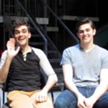 J. Anthony Pyatt Jr. and Daniel Tracht of DISNEY'S NEWSIES at the REP