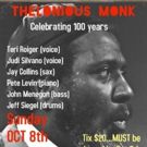 Teri Roiger & Friends - Thelonious Monk - Celebrating 100 Years on 10/8