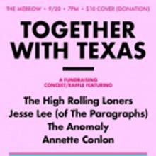 Annette Conlon to Perform at TOGETHER WITH TEXAS Hurricane Harvey Relief Benefit