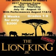 Music Theatre of Idaho Announces THE LION KING JR. Experience