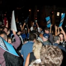 Photo Coverage: Michael Moore Leads Protest from Broadway to Trump Tower