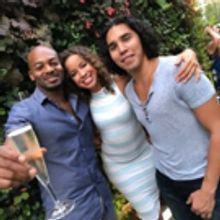 Photo Flash: Brandon Victor Dixon Toasts Final Performance in Broadway's HAMILTON