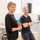 Photo Flash: In Rehearsals for LABOUR OF LOVE, Starring Martin Freeman and Tamsin…