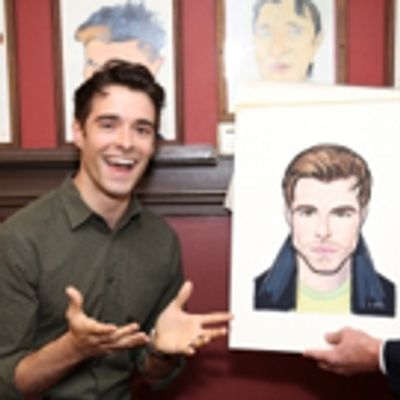 Photo Coverage: Sardi&#039;s Unveils Portrait of BANDSTAND&#039;s Corey Cott