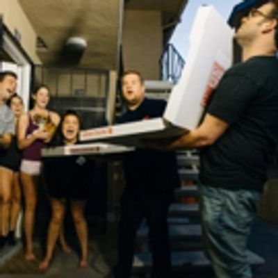VIDEO: Seth Rogan & James Corden Deliver Pizzas to Total Strangers in L.A.
