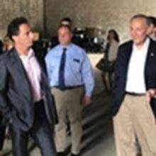 Senator Chuck Schumer Tours LUMBERYARD Contemporary Performing Arts' Campus