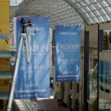 VIDEO: FROZEN Sends a Welcome Chill Over Summer as Banners Go Up in Denver!