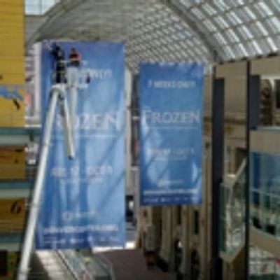 VIDEO: FROZEN Sends a Welcome Chill Over Summer as Banners Go Up in Denver!