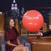 VIDEO: Katie Holmes Talks Thrill-Seeking Family Vacation on TONIGHT SHOW Video