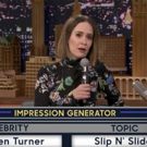 VIDEO: Sarah Paulson Channels Drew Barrymore & More on TONIGHT SHOW's 'Wheel of Impressions'