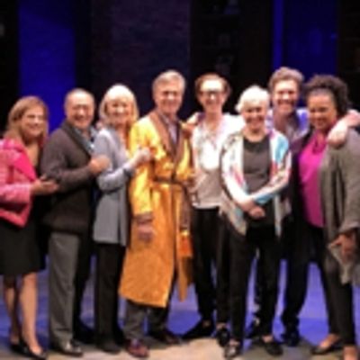 Photo Flash: Alan Cumming Visits Nancy Opel and the Cast of CURVY WIDOW Off-Broadway