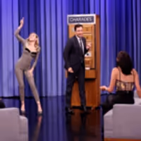 VIDEO: Gal Gadot & Miley Cyrus Battle It Out in Competitive Game of Charades Video