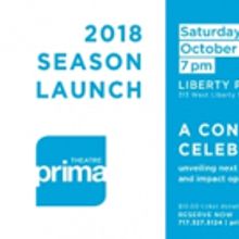 PRiMA Theatre to Host 2018 Season Launch Concert Next Month
