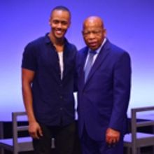 Photo Flash: NYMF's FREEDOM RIDERS Gets Visit From Real-Life Freedom Rider John Lewis