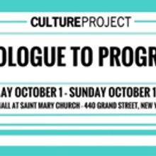 Culture Project Announces 'Prologue to Progress' Series