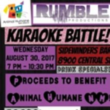 Rumble Productions Hosts Karaoke Battle to Support Animal Humane NM