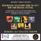 Meet the Creators of NYMF Musicals at BROADWAY Tonight! Showcase