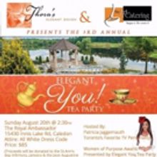 ELEGANT YOU TEA PARTY to Present Women of Purpose Award