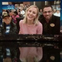 VIDEO: Jimmy Kimmel Talks to Kristen Bell Live in Orlando After Hurricane Irma Video