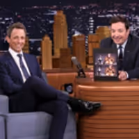 VIDEO: Late Night Hosts Unite - Seth Meyers Visits TONIGHT SHOW STARRING JIMMY FALLON Video