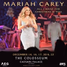 Mariah Carey to Return to The Colosseum at Caesars Palace for Christmas