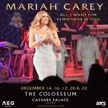 Mariah Carey to Return to The Colosseum at Caesars Palace for Christmas