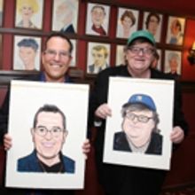 Photo Coverage: Michael Moore & Michael Mayer Unveil New Portraits for the Fabled Wal
