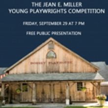 Dorset Theatre Festival Names Winners of 5th Annual Jean E. Miller Young Playwrights 