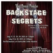 Clarksville Little Theatre Presents World Premiere of BACKSTAGE SECRETS