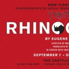 Yiddish World Premiere of Ionesco's RHINOCEROS Opens Tonight Off-Broadway