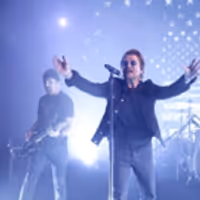 VIDEO: Rock Icons U2 Perform 'Bullet the Blue Sky' on TONIGHT SHOW Video