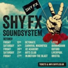 Shy FX Announces Soundsystem UK Tour
