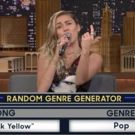 VIDEO: Miley Cyrus Takes On 'Musical Genre Challenge' on TONIGHT