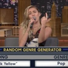 VIDEO: Miley Cyrus Takes On 'Musical Genre Challenge' on TONIGHT