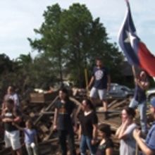 VIDEO: Harvey Victims Perform 'One Day More' After a Barricade Appears in the Afterma