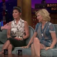 VIDEO: Julie Chen and Edie Falco Visit LATE LATE SHOW Video
