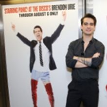 Photo Coverage: Brendon Urie Struts Underground to Unveil New KINKY BOOTS Subway Bill