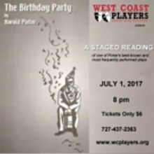 West Coast Players to Present Staged Reading of THE BIRTHDAY PARTY by Harold Pinter