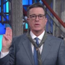 VIDEO: Stephen Colbert Reveals New Boy Scout Oath for the Trump Era