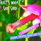 Duende Theatre Group and Playful Substance Team for 'THAT'S WHAT.' SHE SAID