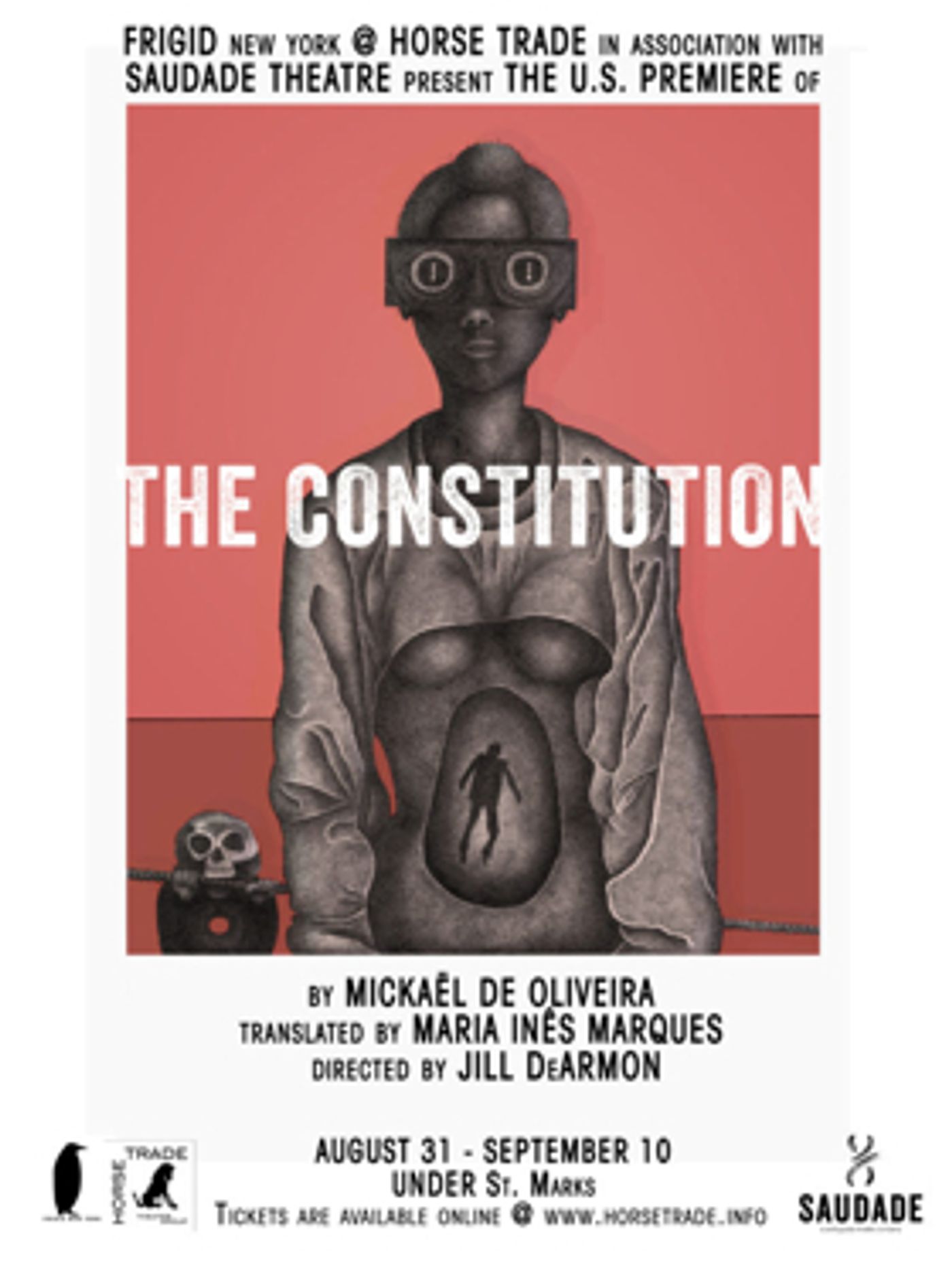 Mickael de Oliveira's THE CONSTITUTION Makes U.S. Debut Tonight at UNDER St. Marks  Image