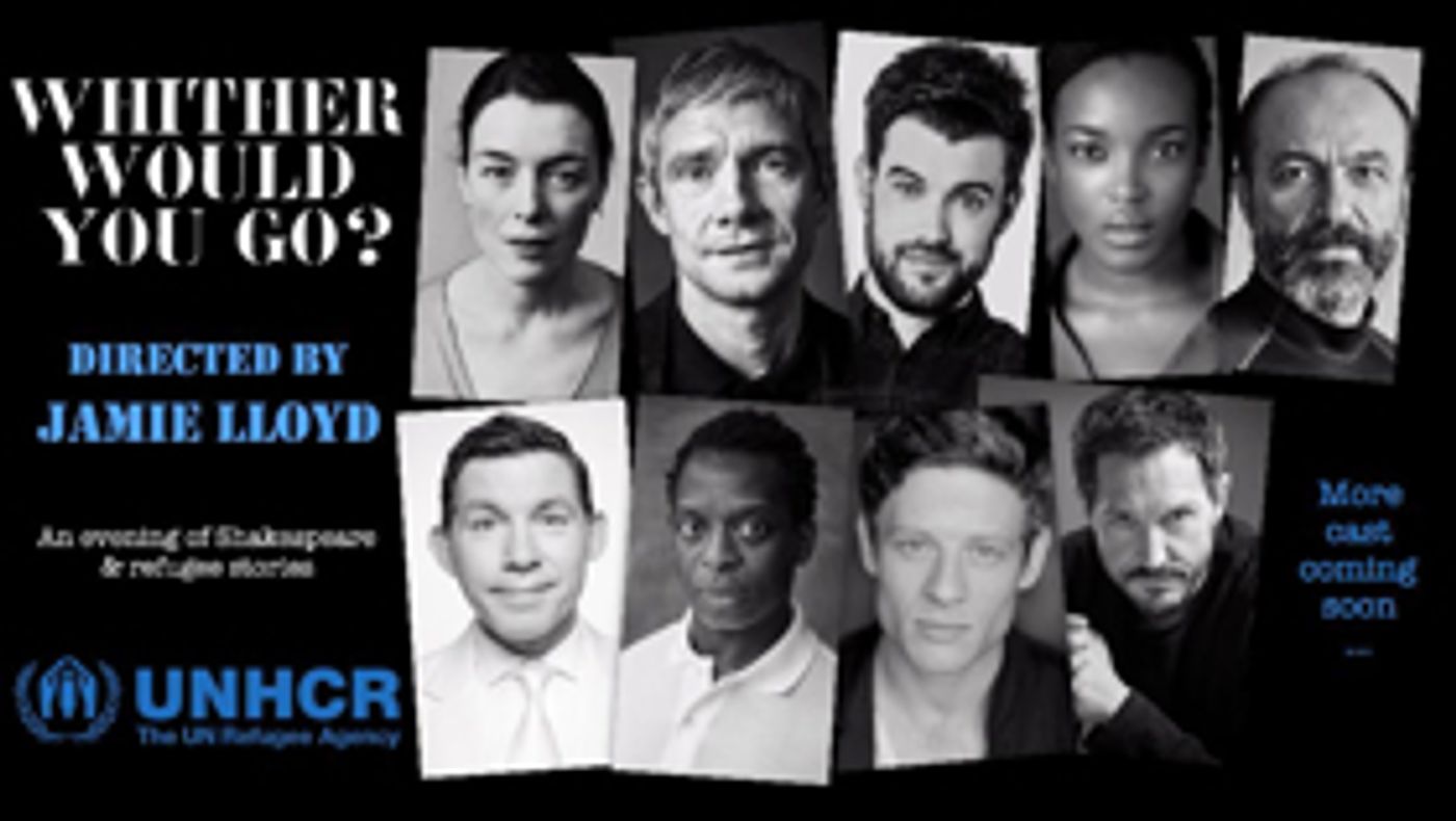 Bertie Carvel, Lee Evans, Martin Freeman, and More Unite in WHITHER WOULD YOU GO? Gala Event  Image