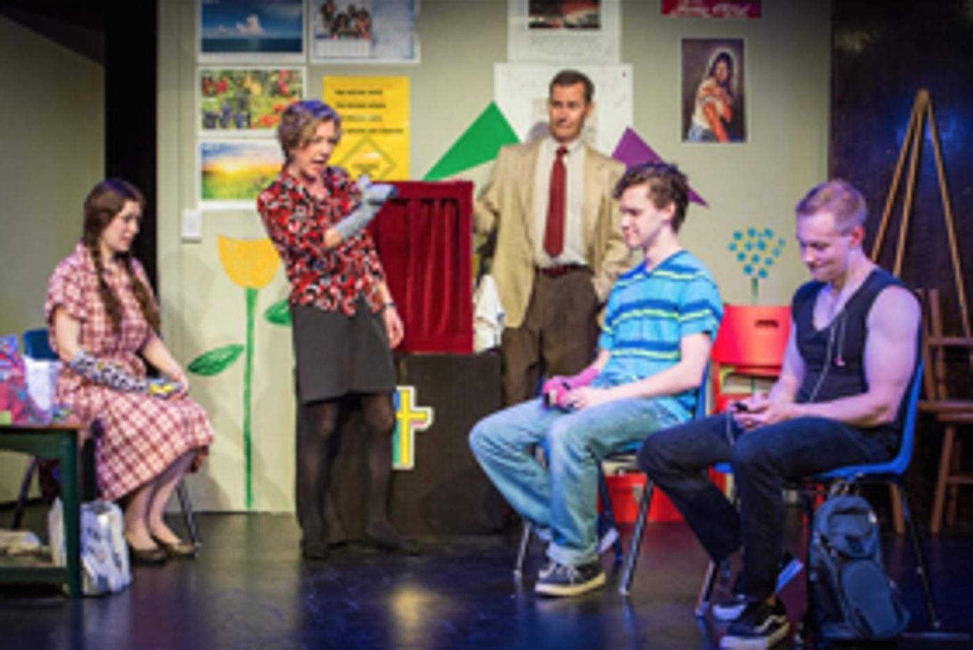 Review: Demon Sock Puppet Terrorizes Teenager in Funny, Moving HAND TO GOD at triangle productions!  Image