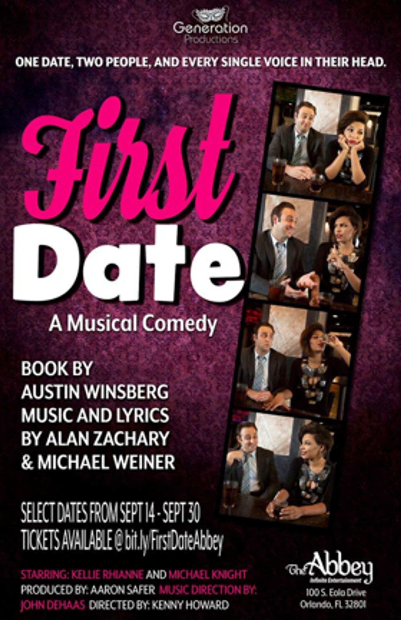 Review: Audiences Won't Need a 'Bailout' from FIRST DATE at The Abbey Image