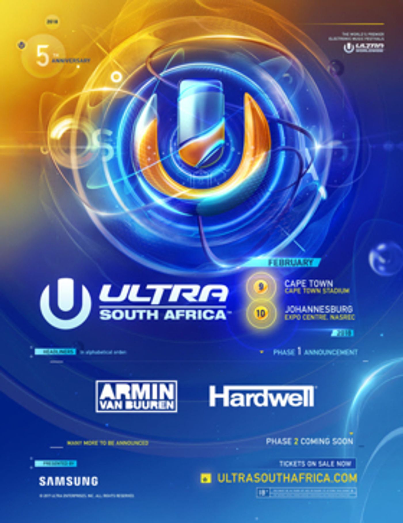 Ultra South Africa Phase One Lineup Announced  Image