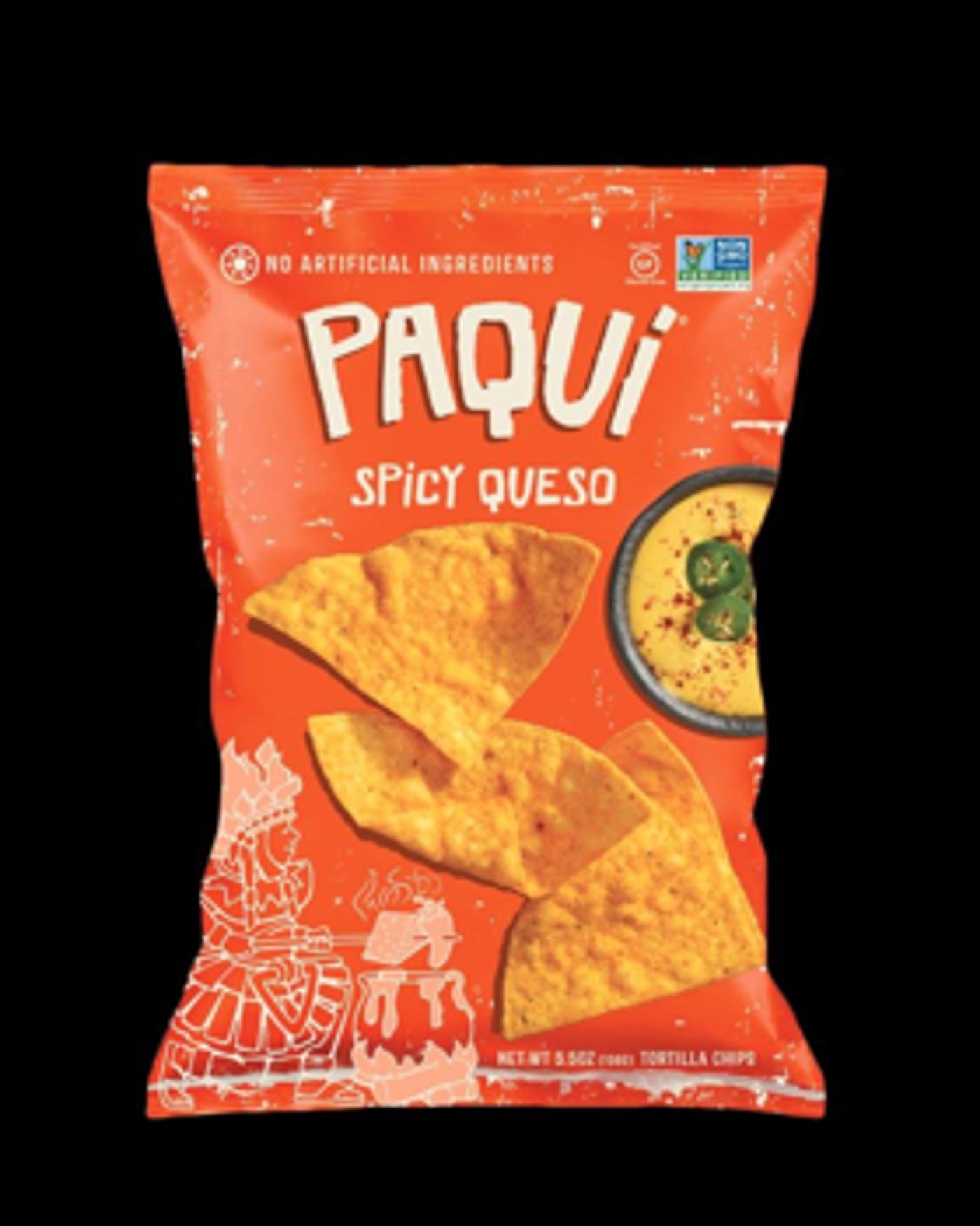Marinas Menu:  PAQUI Tortilla Chips Newest Flavor Spicy Queso  Image