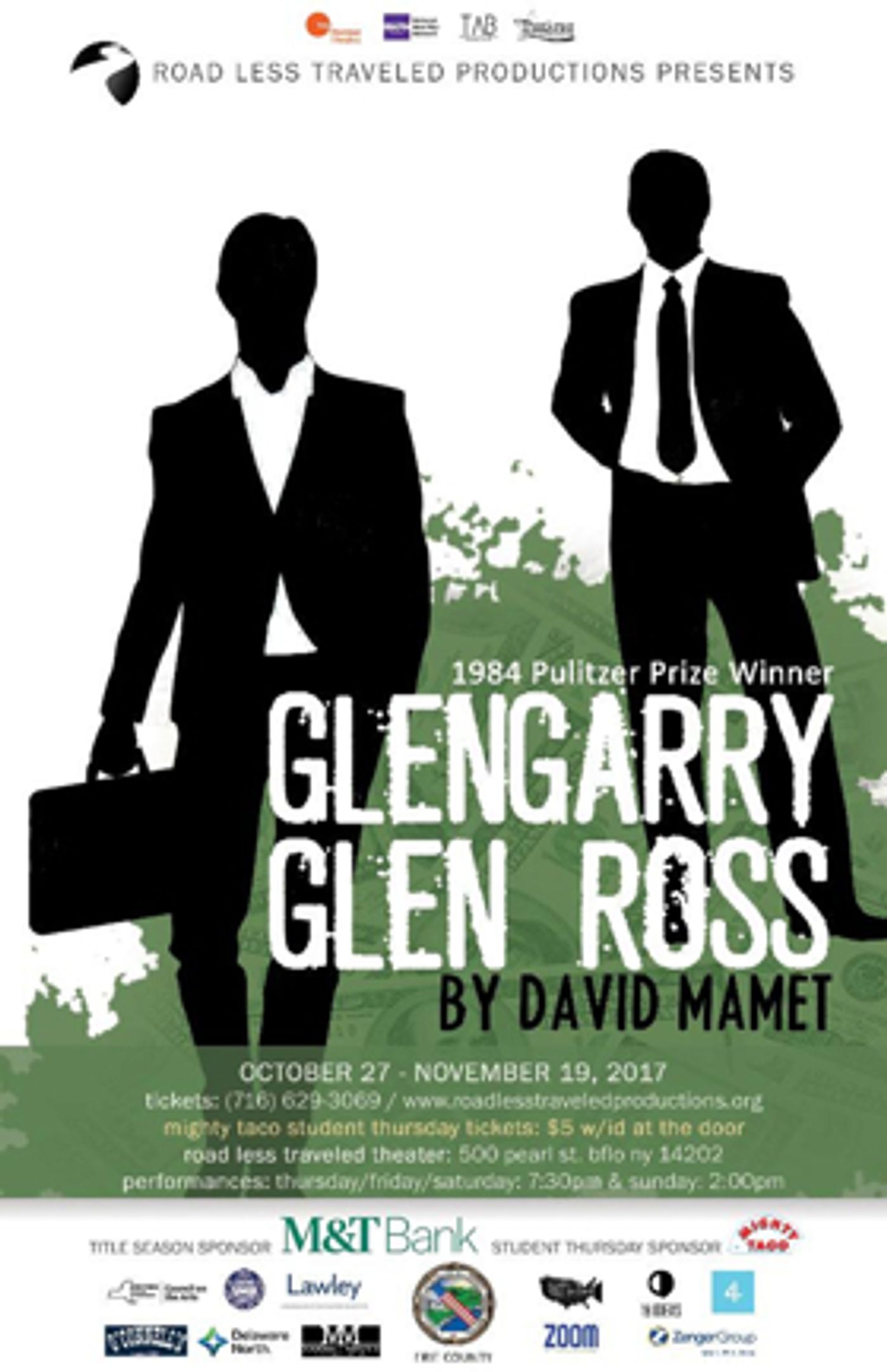 RLTP to Tackle Ethics in Real Estate with David Mamet's GLENGARRY GLEN ROSS  Image