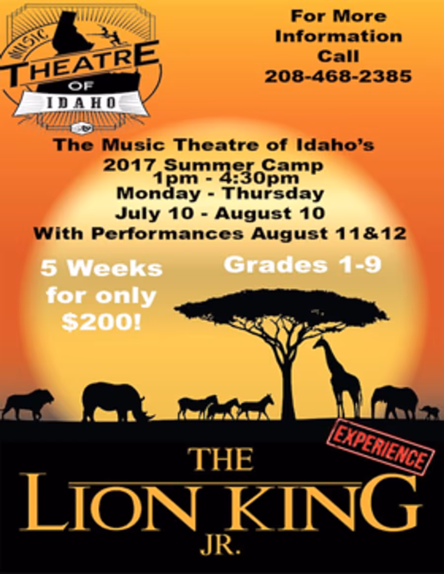 Music Theatre of Idaho Announces THE LION KING JR. Experience Image