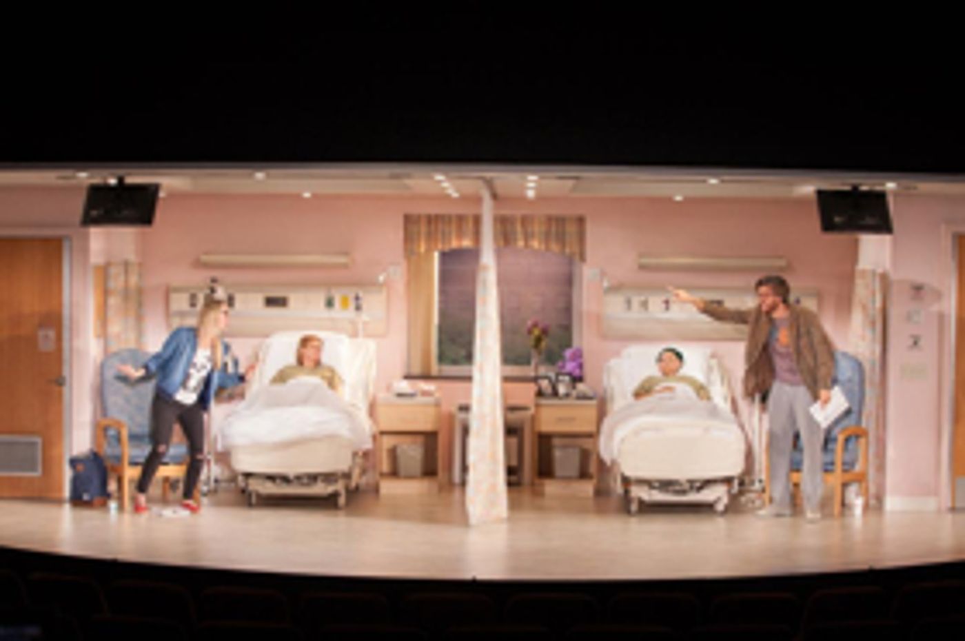 Review: Halley Feiffer Creates A FUNNY THING for Two Opposites Overseeing Their Mothers at a Cancer Treatment Center  Image