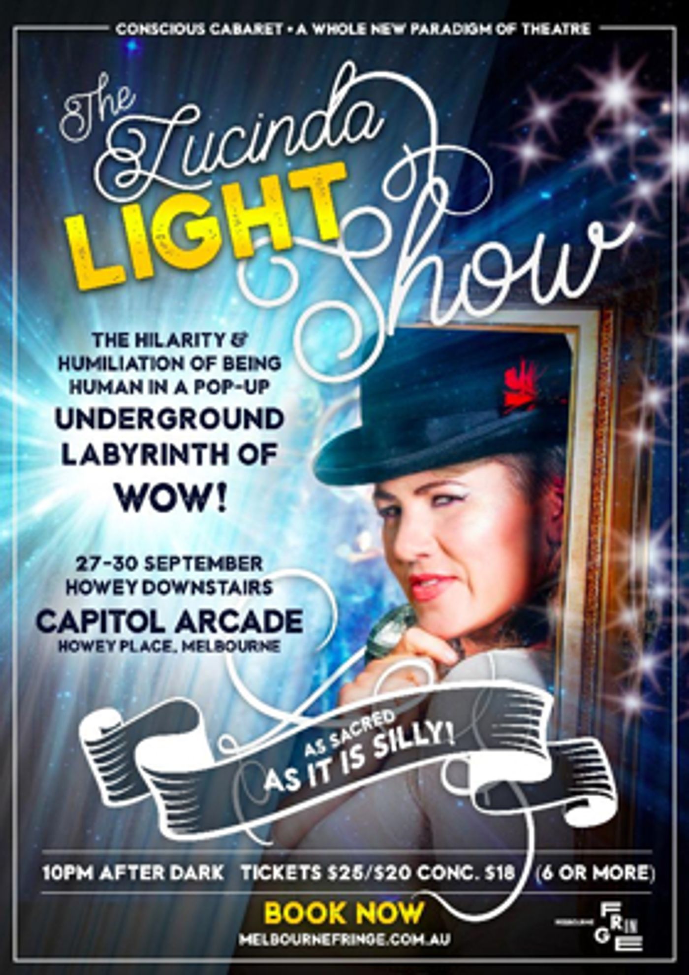 THE LUCINDA LIGHT SHOW Comes to the Melbourne Fringe Festival  Image